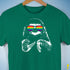 Gilbert Baker LGBTQ Pride Sloth Rainbow Flag Sunglasses Premium - Kelly Green